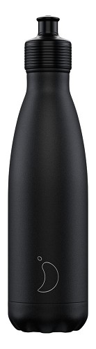 Chilly's Sports Bottle 500ml Black